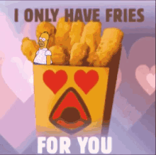 Fries For You Homer Simpsons GIF - Fries For You Homer Simpsons Fries GIFs
