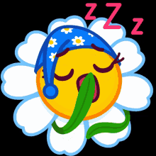 Flower Sleepy GIF - Flower Sleepy Yawn GIFs