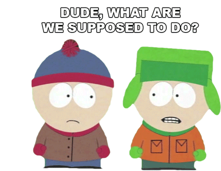 Dude What Are We Supposed To Do Kyle Broflovski Sticker - Dude What Are We Supposed To Do Kyle Broflovski Stan Marsh Stickers