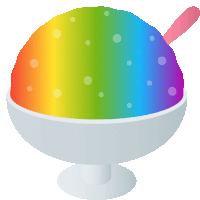 Shaved Ice Food Sticker - Shaved Ice Food Joypixels Stickers
