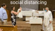 Christening Social GIF - Christening Social Distance GIFs
