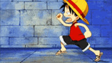 One Piece Running GIF