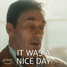It Was A Nice Day Gabriel GIF - It Was A Nice Day Gabriel Jon Hamm GIFs