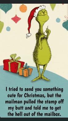 The Grinch Christmas Present GIF - The Grinch Christmas Present Mail GIFs