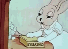 Bunny Eyelashes GIF