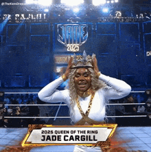jade cargill is the queen of the ring