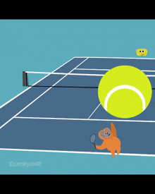 Tennis Squeakyandb GIF - Tennis Squeakyandb Squeaky&B GIFs