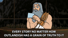 Every Story Has A Grain Of Truth To It Zeus GIF