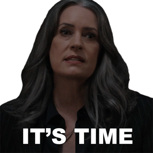 Its Time Emily Prentiss Sticker - Its Time Emily Prentiss Paget Brewster Stickers