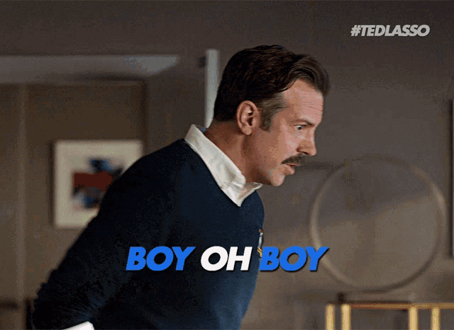 Tedlassogifs Oh Boy GIF - Tedlassogifs Oh Boy Jason Sudeikis - Discover &  Share GIFs