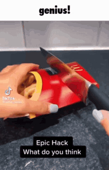 genius fries knife