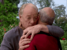 Hug Sad Hug GIF - Hug Sad Hug Jeanluc Picard GIFs