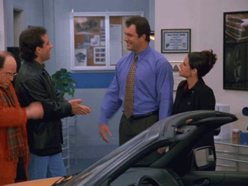 Seinfeld Memes - High five On the flip side! - David Puddy