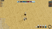 a screenshot of a video game shows a score of 0-3