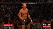 getting ready robbie lawler ufc brasil preppin up position