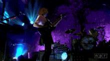 Carrie Brownstein Playing Guitar GIF - Carrie Brownstein Playing Guitar Rock GIFs