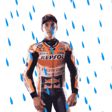 cold motogp marc marquez rain raining