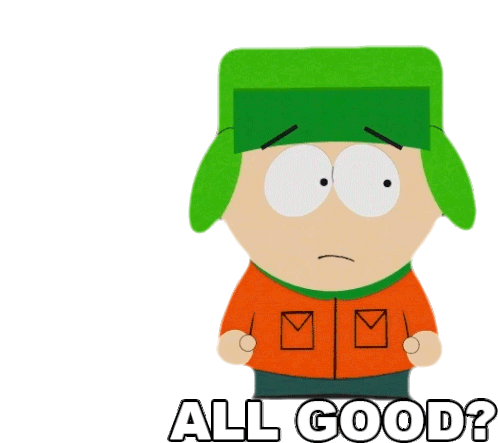 All Good Kyle Broflovsky Sticker - All Good Kyle Broflovsky South Park Stickers