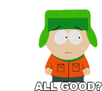 All Good Kyle Broflovsky Sticker - All Good Kyle Broflovsky South Park Stickers