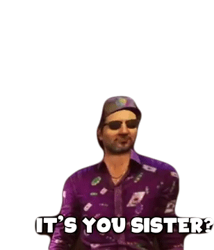 Its You Sister Edgaralanbro Sticker - Its You Sister Edgaralanbro Is She Your Sister Stickers