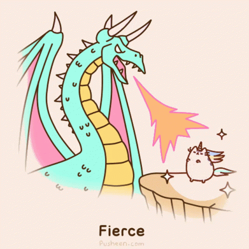 pusheen cat dragon
