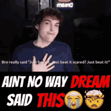 Dream Face Reveal Just Beat It GIF - Dream Face Reveal Just Beat It GIFs