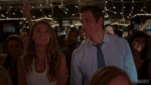 Giggling And Happy GIF - Sutton Foster Liza Miller Peter Hermann GIFs