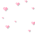 Hearts Pink Hearts Sticker - Hearts Pink Hearts My Love Stickers