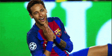 Neymar Barca Remontada Smile GIF - Neymar Barca Remontada Smile GIFs