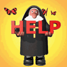Help Me Help GIF - Help Me Help Nun GIFs