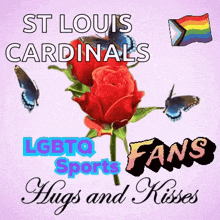 a greeting card for st. louis cardinals lgbtq sports fans