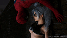 Black Cat Spider-man GIF - Black Cat Spider-man Felicia Hardy GIFs