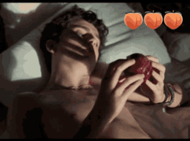 Yes, Timothée Chalamet Really Made Love to a Peach