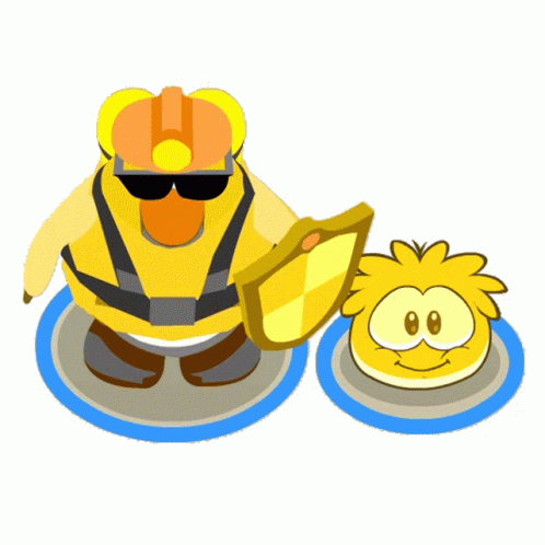 Golds Empire Club Penguin Wave - Discover & Share GIFs