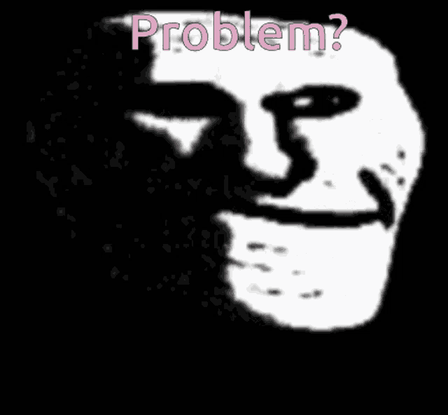 Problemo Troll Face Decal / Sticker