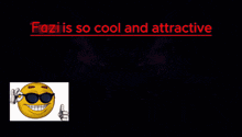 a picture of a wolf with the words fazis so cool and attractive below it