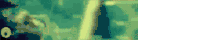a green and blue background with a white circle in the corner