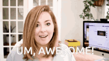 Awesome Thats Awesome GIF - Awesome Thats Awesome Jessica Stansberry GIFs