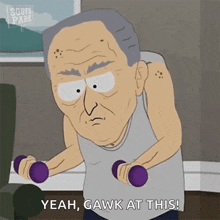 Grandpa Working Out South Park GIF - Grandpa Working Out South Park Hummels And Heroin GIFs