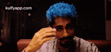 Salaam.Gif GIF - Salaam Siddharth Blue Hair GIFs