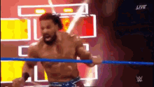 Jinder Mahal Punch GIF - Jinder Mahal Punch Randy Orton GIFs