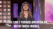Kelly Clarkson Kelly Clarkson Show GIF - Kelly Clarkson Kelly Clarkson Show I Feel Like I Turned America On With Those Moves GIFs