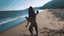 Couple Beach GIF - Couple Beach Love GIFs