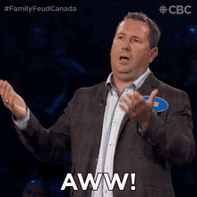 Aww Family Feud Canada GIF - Aww Family Feud Canada Aw Come On GIFs