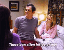 There'S An Alien Inside Of Me!!! - Modern Family GIF - Modern Family Ty Burrell Phil Dunphy GIFs
