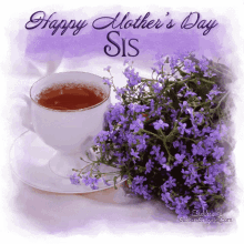 Happy Mothers Day Sis GIF - Happy Mothers Day Sis Flowers GIFs