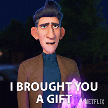 I Brought You A Gift Mr Strickler GIF - I Brought You A Gift Mr Strickler Trollhunters Tales Of Arcadia GIFs