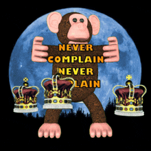 Nevr Complain Never Explain GIF - Nevr Complain Never Explain Royalty GIFs