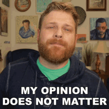 My Opinion Does Not Matter Grady Smith GIF - My Opinion Does Not Matter Grady Smith I Dont Have A Say On This GIFs