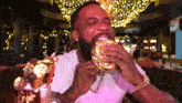 Eating Burger Cassius Jeremy Clay GIF